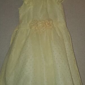 Wonder Nation Soft Yellow Formal Kids Dress